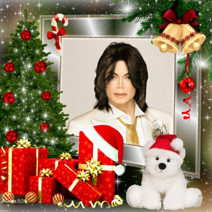 Michael jackson christmas ornament