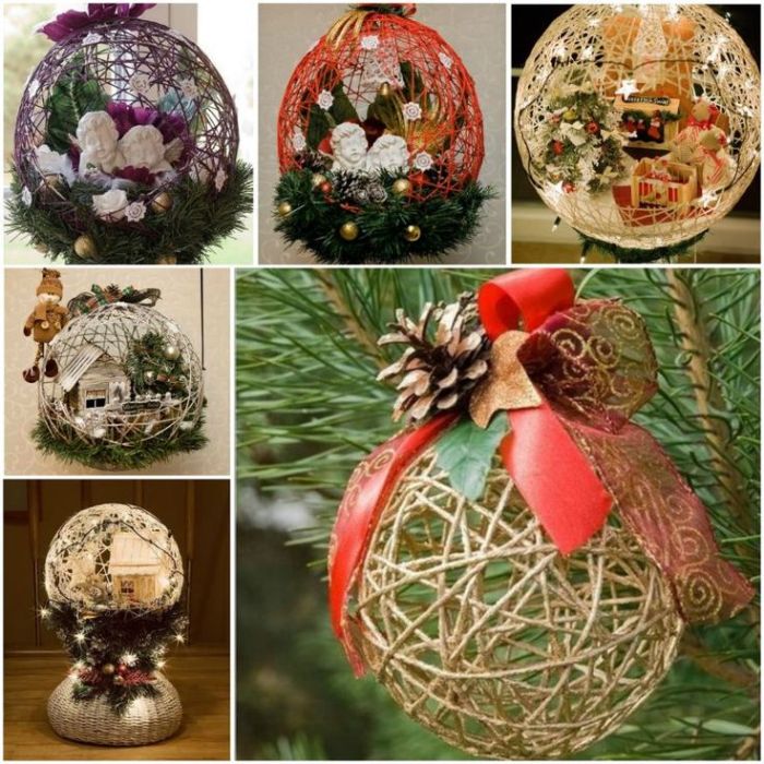 Christmas ball ornament garland