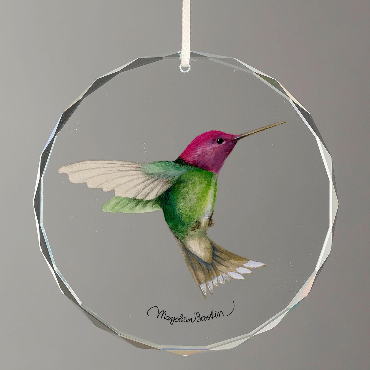 Hummingbird christmas tree ornament