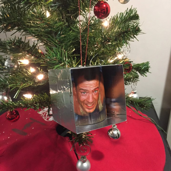 Die hard christmas ornament diy